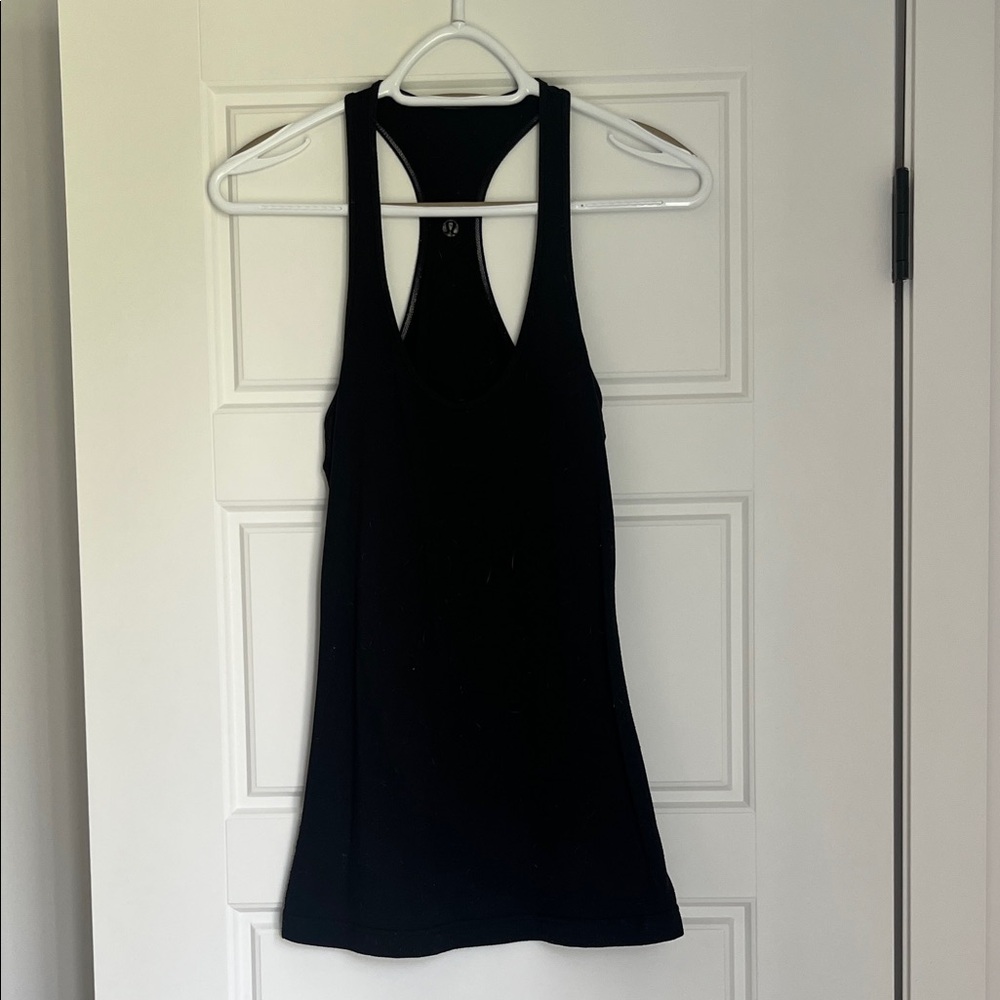 Black Racerback Tank Top